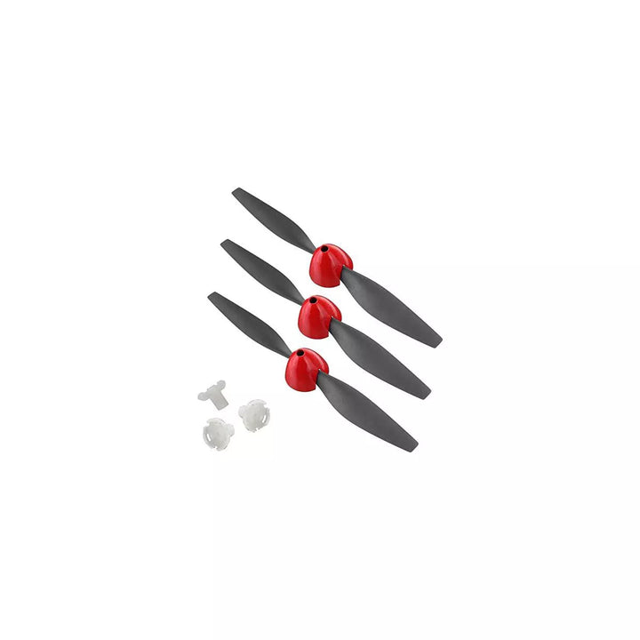 Top Race Spare Replacement Propellers, Pack of 3 Black/Red