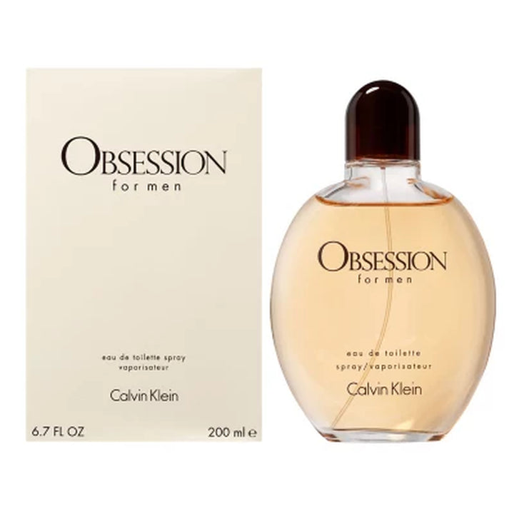 Calvin Klein Obsession for Men Eau De Toilette, 6.7 Fl Oz