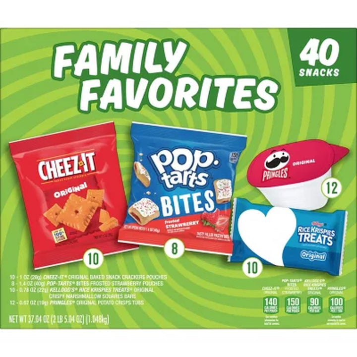 Kellogg'S Family Favorites Mix Variety Pack 40 Pk.