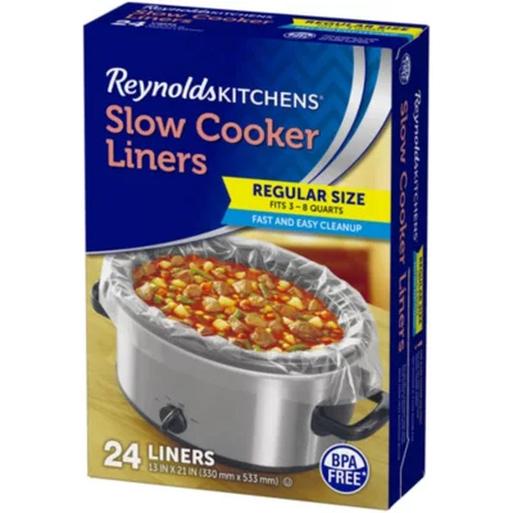 Reynolds Kitchens Slow Cooker Liners, Regular Size 24 Ct.