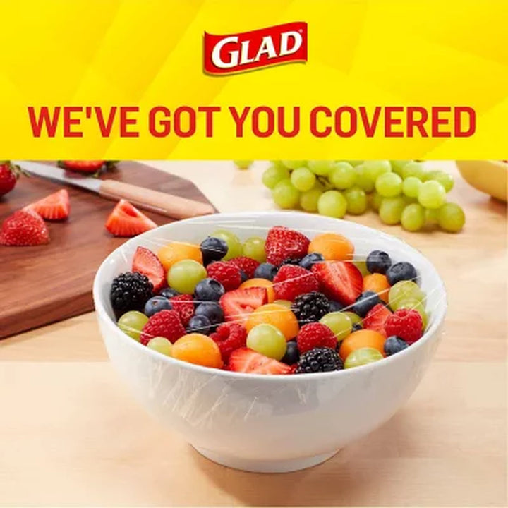 Glad Cling ‘N Seal Clear Plastic Food Wrap 400 Sq. Ft./Roll, 2 Rolls