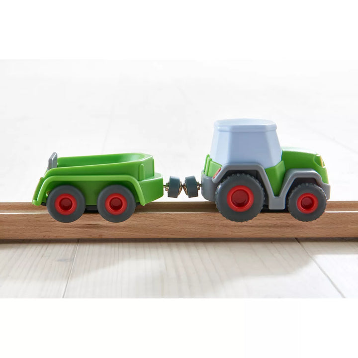 HABA Kullerbu Momentum Motor Tractor with Trailer