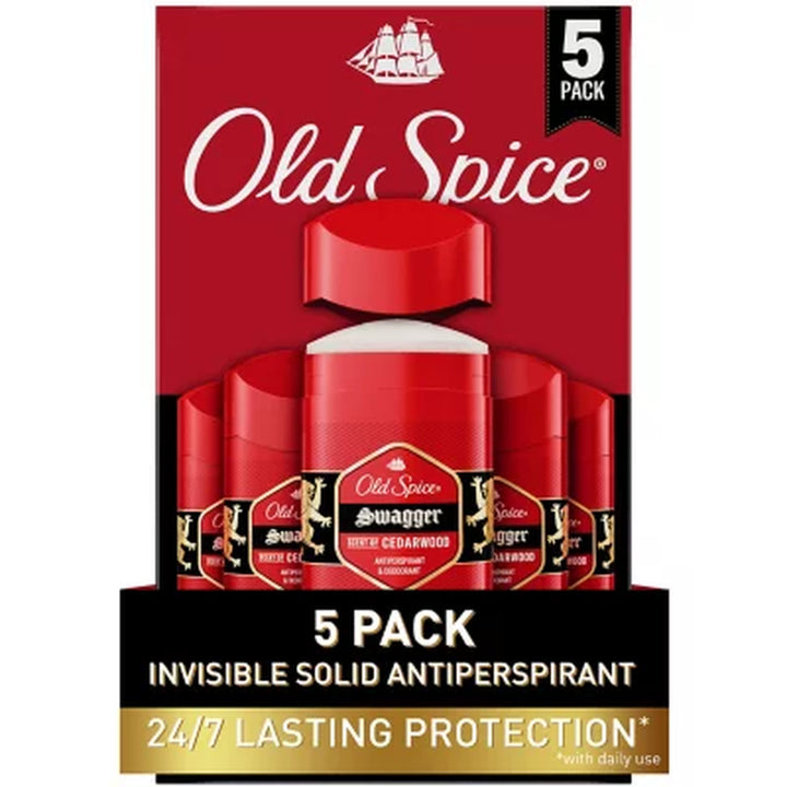 Old Spice Swagger Antiperspirant & Deodorant for Men, 2.6 Oz., 5 Pk.