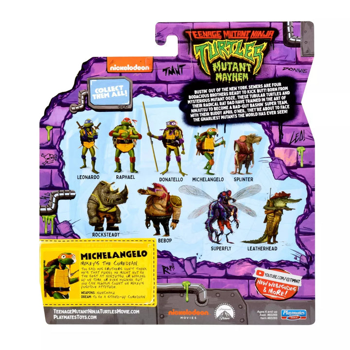 Teenage Mutant Ninja Turtles: Mutant Mayhem Michelangelo Action Figure