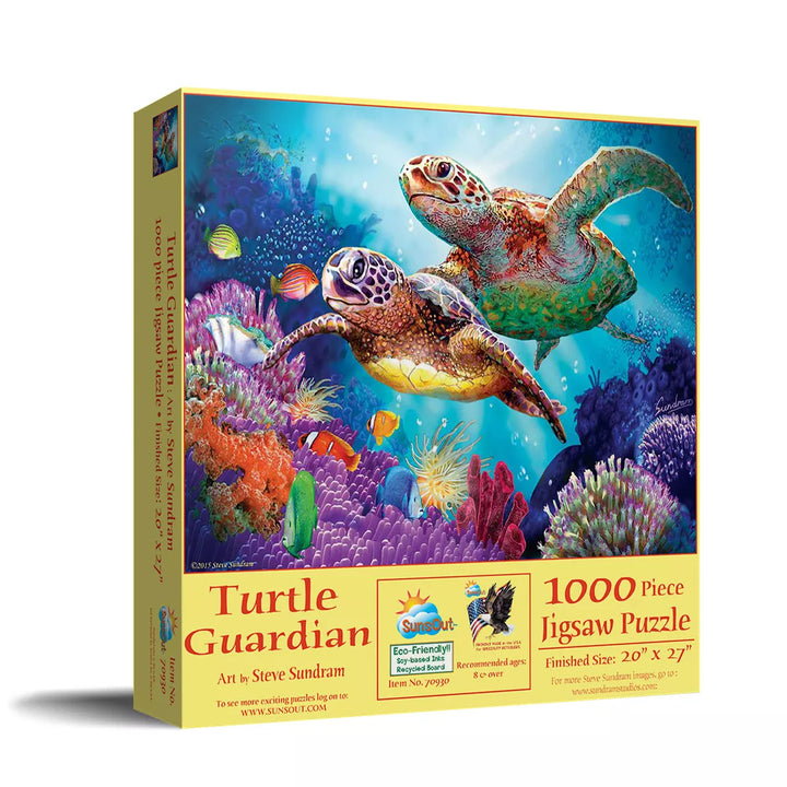 Sunsout Turtle Guardian 1000 Pc Jigsaw Puzzle 70930