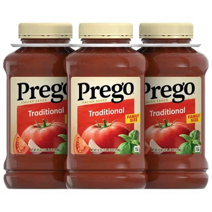 Prego Traditional Italian Sauce 45 Oz., 3 Pk.