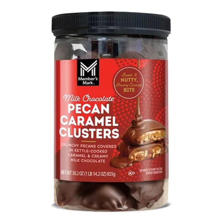 Member'S Mark Milk Chocolate Pecan Caramel Clusters, 30.2 Oz.