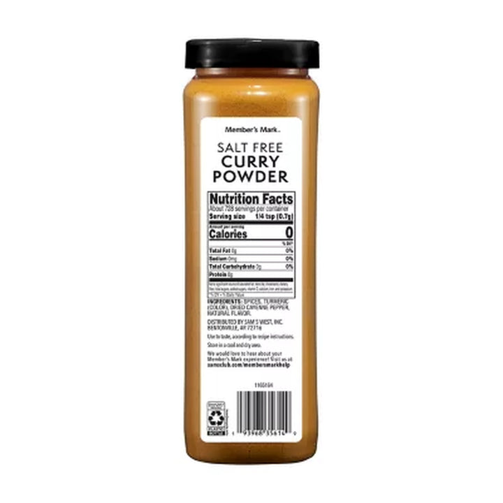 Member'S Mark Salt-Free Curry Powder, 18 Oz.