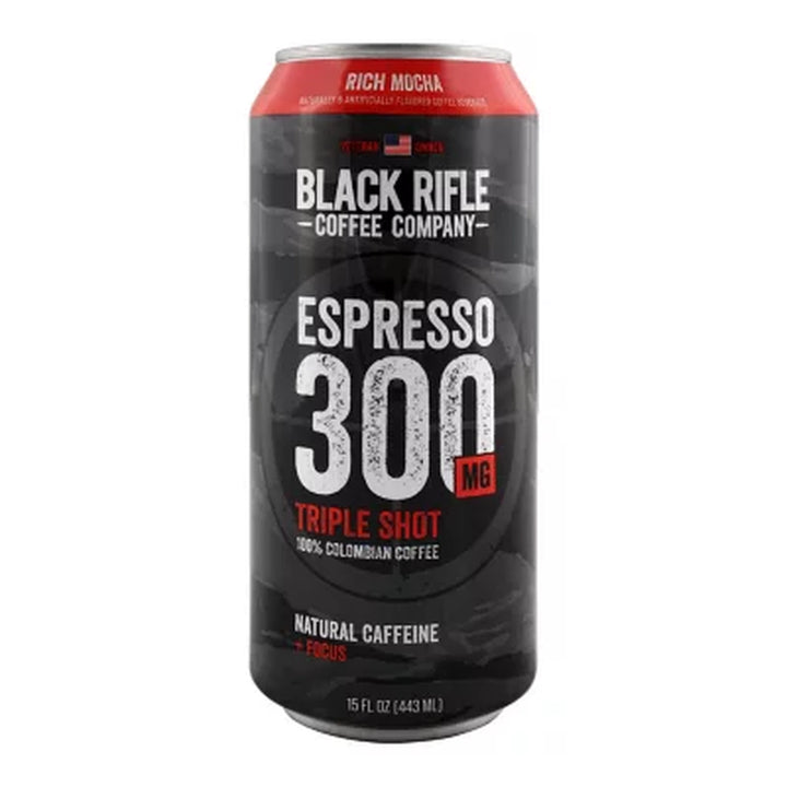 Black Rifle Coffee Company Espresso 300 Mocha 15 Fl. Oz., 12 Pk.