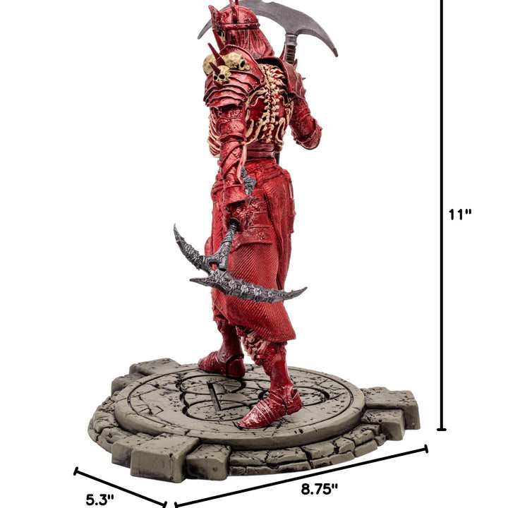 McFarlane Toys - Diablo IV Rend Barbarian and Blood Necromancer 2pk Gold Label 1:12 Scale Posed Figures, Gold Label,  Exclusive