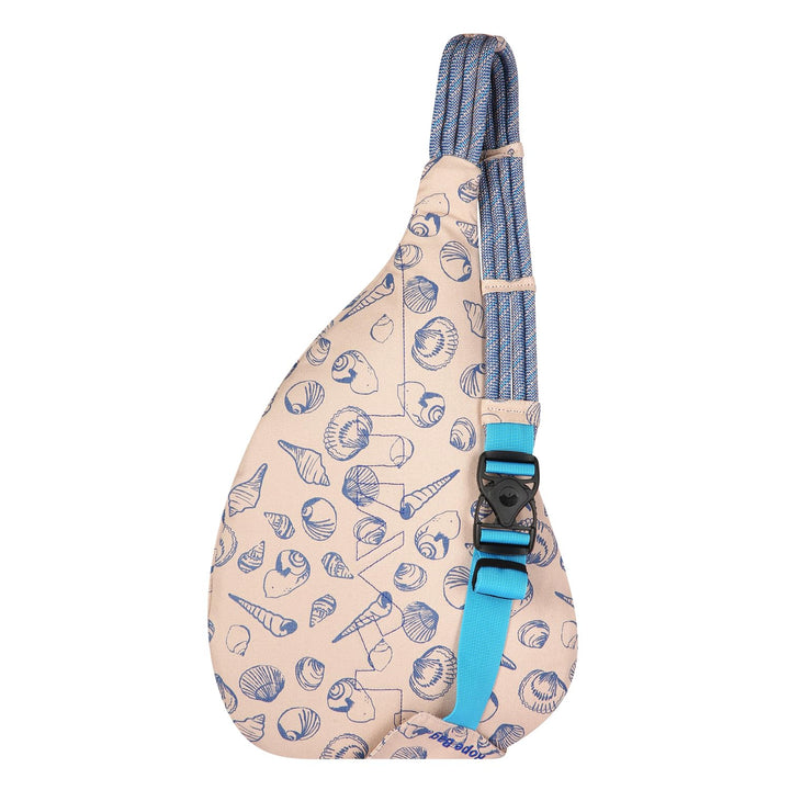 KAVU Original Rope Bag Sling Pack with Adjustable Rope Shoulder Strap Beach Doodle