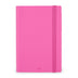 Legami - Medium Daily Diary, 12 Months, from January 2024 to December 2024, Elastic Closure, Monthly Planner January 2025, Final Pocket, Removable Address Book, 12 x 18 cm, Bougainvillea Colour