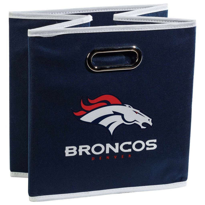 Franklin Sports NFL Storage Bins - Collapsible Cube Container + Storage Basket - NFL Office, Bedroom + Living Room Décor - 11"x11" Las Vegas Raiders