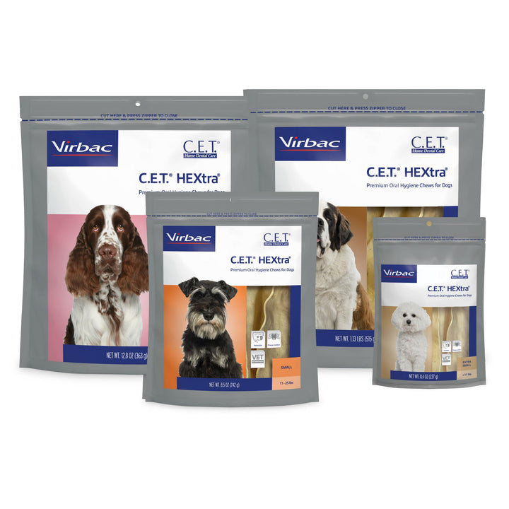 Virbac CET HEXtra Premium Oral Hygeine for Dogs, 26-50 lbs.