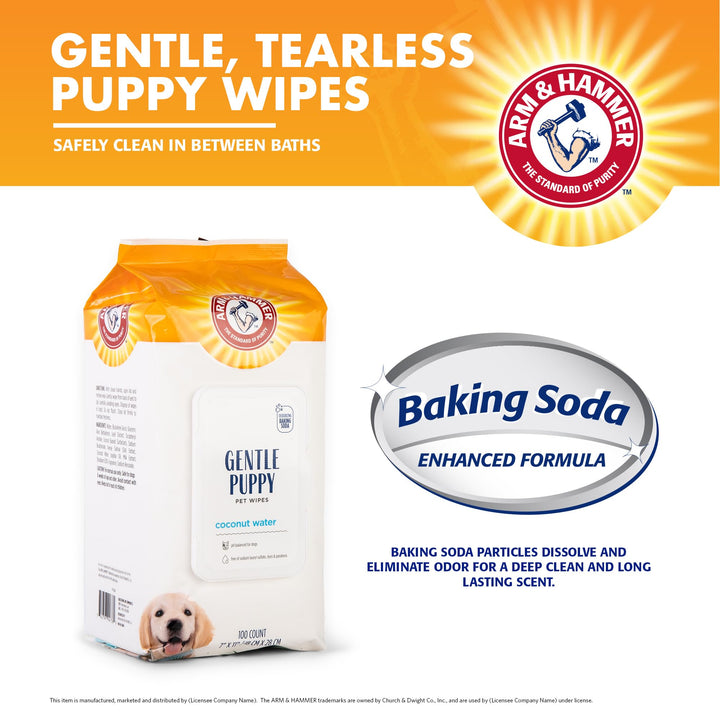 Arm & Hammer for Pets Heavy Duty Multipurpose Pet Bath Wipes | Dog Wipes Remove Odor & Refreshes Skin | Mango Scent, Dog Grooming Wipes for Pets (Pack of 12,1200 Count Total) Bathing Wipes 100 Count (Pack of 12)