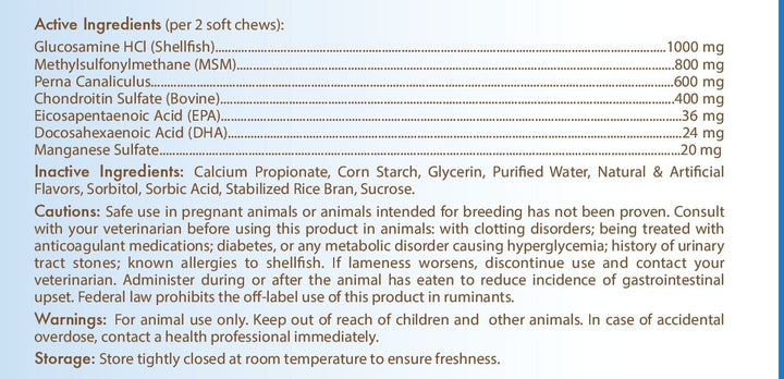 Healthy Breeds Dalmatian Z-Flex Max Hip and Joint Soft Chews 50 Count 50 Ct