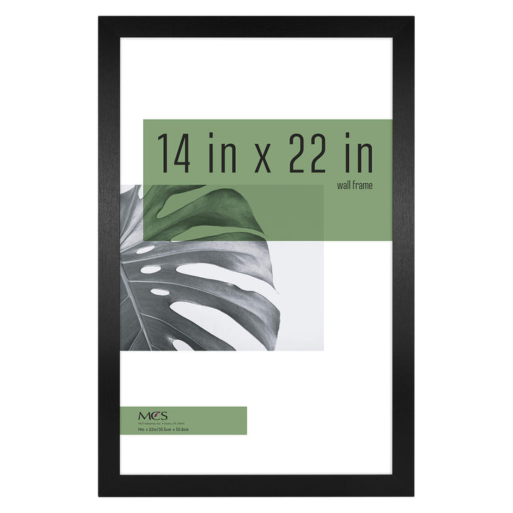 MCS Studio Gallery 20x27 Poster Frame Black Woodgrain, Vertical & Horizontal Wall Hanging Large Picture Frame for Photos, Posters & Art Prints (1-Pack) 1-Pack 20x27 - Select