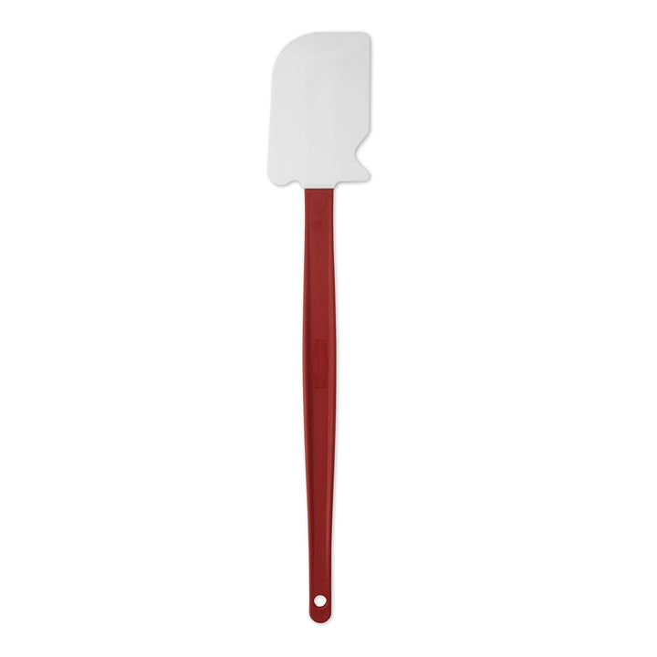 Rubbermaid Commercial Products High Heat Resistant Silicone Heavy Duty Spatula/Food Scraper, 16.5-Inch, 500 Degrees F, Red Handle for Baking/Cooking/Mixing, Commercial Dishwasher Safe Scraper Spatula 16.5 Inch