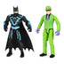 DC Comics Batman 4-inch Batman and The Riddler Action Figures with 6 Mystery Accessories, Kids Toys for Boys Aged 3 and up Batman & Riddler