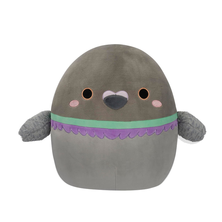 Squishmallows Original 14-Inch Ottilie Grey Pigeon with Fuzzy Wings - Official Jazwares Large Plush