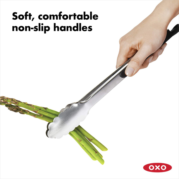 OXO Good Grips 12-Inch Stainless-Steel Locking Tongs