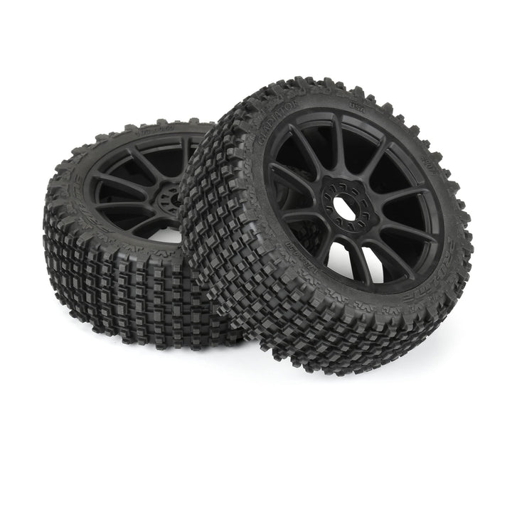 Pro-line Racing 1/8 Gladiator M2 Fr/Rr BgyTire MTD Blk Mach 10 2 PRO907421 RC Tire M2 (Medium)