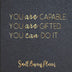 You are Capable, You are Gifted. You Can do It. Small Business Planner: Monthly Planner and Organizer with calendar, sales, expenses, budget, goals ... moms, women. 8 x 10 in Faux Black leather