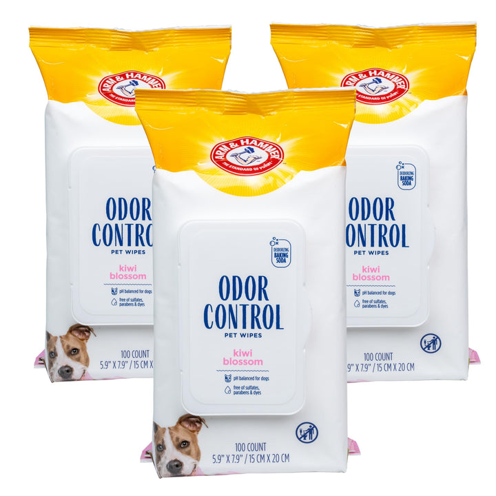 Arm & Hammer for Pets Heavy Duty Multipurpose Pet Bath Wipes | Dog Wipes Remove Odor & Refreshes Skin | Mango Scent, Dog Grooming Wipes for Pets (Pack of 12,1200 Count Total) Bathing Wipes 100 Count (Pack of 12)