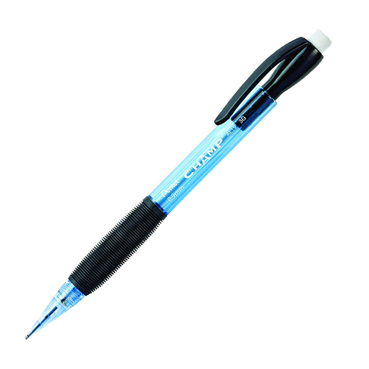 Pentel CHAMP Mechanical Pencil, (0.9mm), Tinted Blue Barrel, 12 pack (AL19C) 0.9 mm 12 Count (Pack of 1)