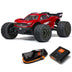 ARRMA RC Truck 1/10 VORTEKS 4X2 Boost MEGA 550 Brushed Stadium Truck RTR with Battery & Charger, Red, ARA4105SV4T1