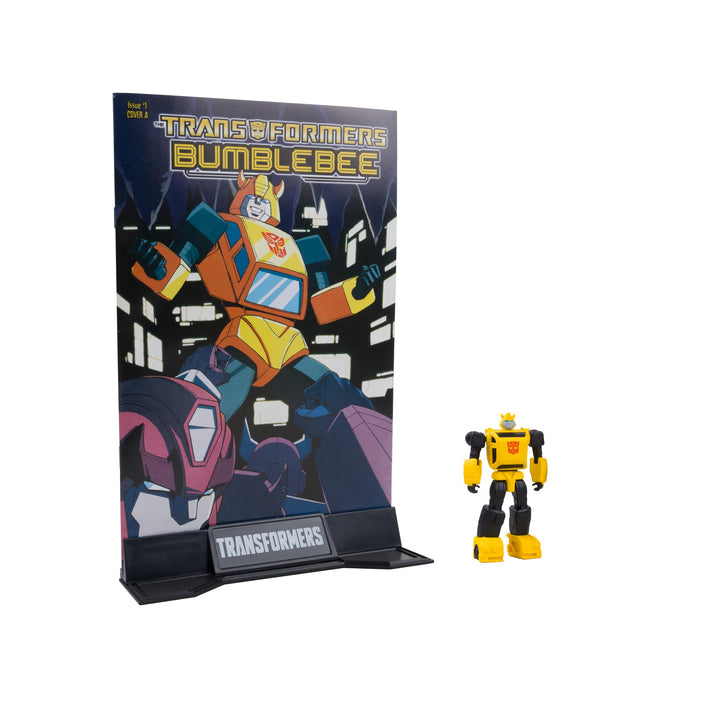 McFarlane Toys - Transformers Page Punchers 2pk Bumblebee and Wheeljack 3in Action Figures with 2 Comics