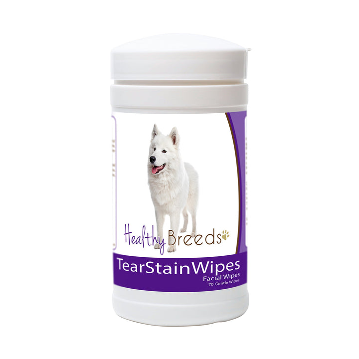 Healthy Breeds Samoyed Tear Stain Wipes 70 Count