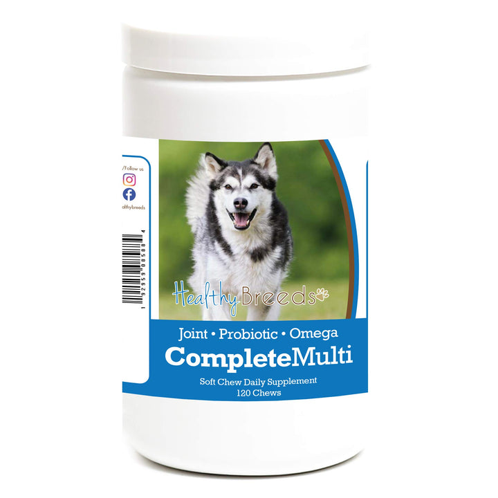 Healthy Breeds Alaskan Malamute All in One Multivitamin Soft Chew 120 Count