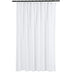 Basics Lightweight Super Soft Easy Care Microfiber Waffle Texture Shower Curtain , 72" x 72", White