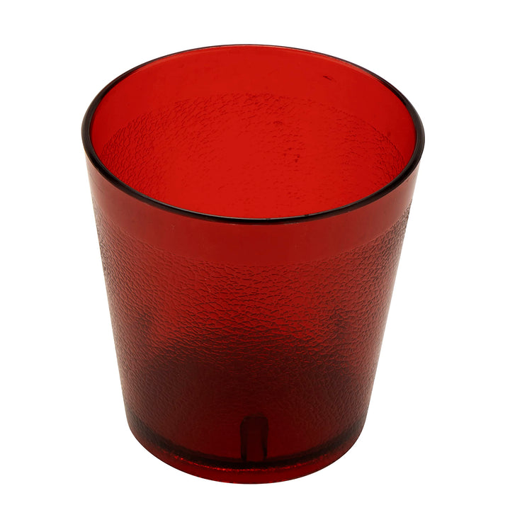 G.E.T. 6608-1-R-EC Heavy-Duty Plastic Restaurant Tumblers, 8 Ounce, Red (Set of 4)