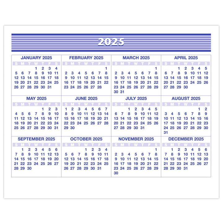 AT-A-GLANCE 2025 Desk Calendar Refill, Weekly, 6" x 7", Flip-A-Week (SW705X5025) 2025 New Edition