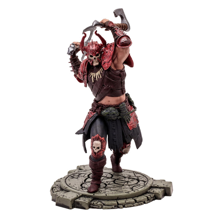 McFarlane Toys - Diablo IV Rend Barbarian and Blood Necromancer 2pk Gold Label 1:12 Scale Posed Figures, Gold Label,  Exclusive