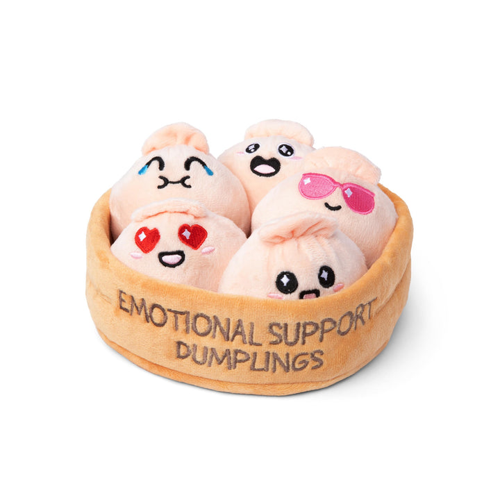 What Do You Meme Emotional Support Dumplings - Plush Dumpling Toy Stuffed Animal, Easter Basket Stuffer, Easter Gift for All Ages