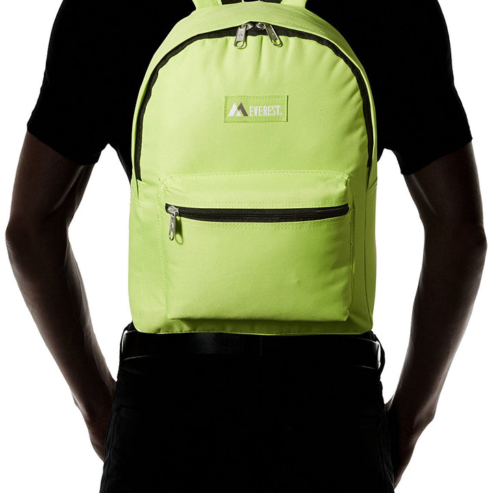 Everest Basic Backpack, Emerald Green, One Size