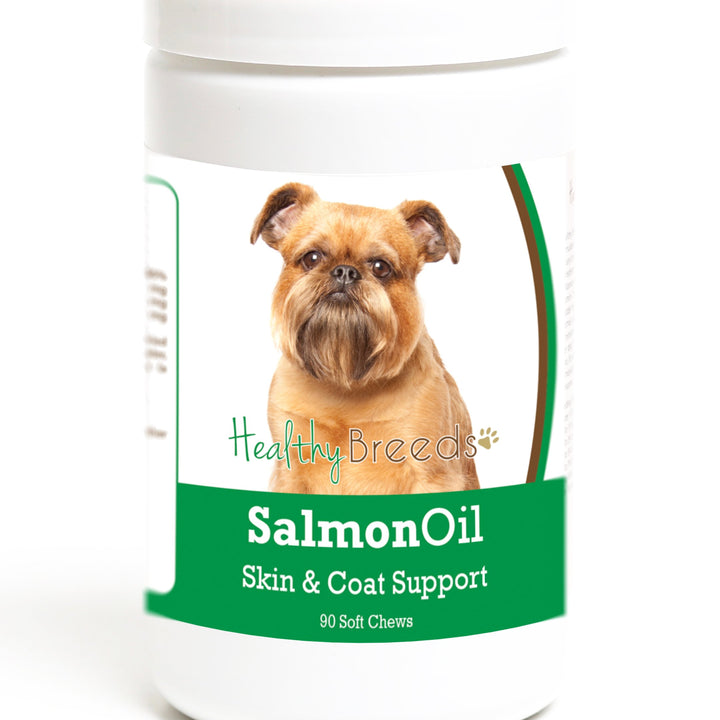 Healthy Breeds Brussels Griffon Salmon Oil Soft Chews 90 Count