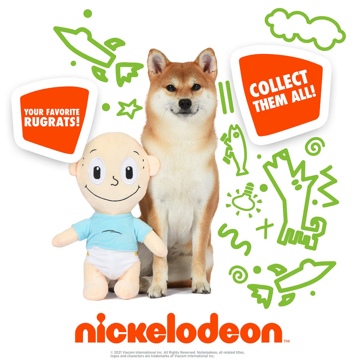 Nickelodeon for Pets Rugrats Tommy Pickles Plush Dog Toy - 12 Inch Baby Nickelodeon Toys - Rugrats Toys for Dogs from Nickelodeon 90s Rugrats TV Show - Nickelodeon Large Plush Toys for Dogs Tommy Plush