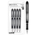 Uniball Jetstream Stick Pen 4 Pack, 1.0mm Medium Black Pens, Wirecutter Best Pen, Ballpoint Pens, Ballpoint Ink Pens | Office Supplies, Ballpoint Pen, Colored Pens, Fine Point, Smooth Writing Pens