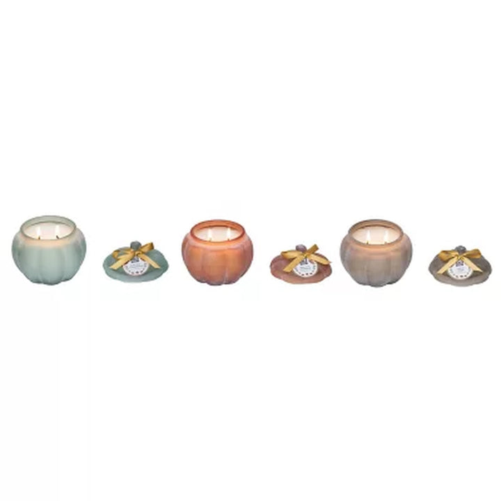 Member’S Mark Glass Pumpkin Candles, 3 Pk.