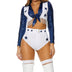 Forplay womens Seeing Stars Cheerleader Costume Large/X-Large White