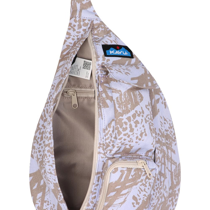 KAVU Mini Rope Bag Cotton Crossbody Sling One Size Beach Tie Dye