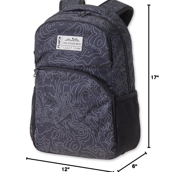 KAVU Packwood Backpack with Padded Laptop and Tablet Sleeve - Ocean Potion One Size