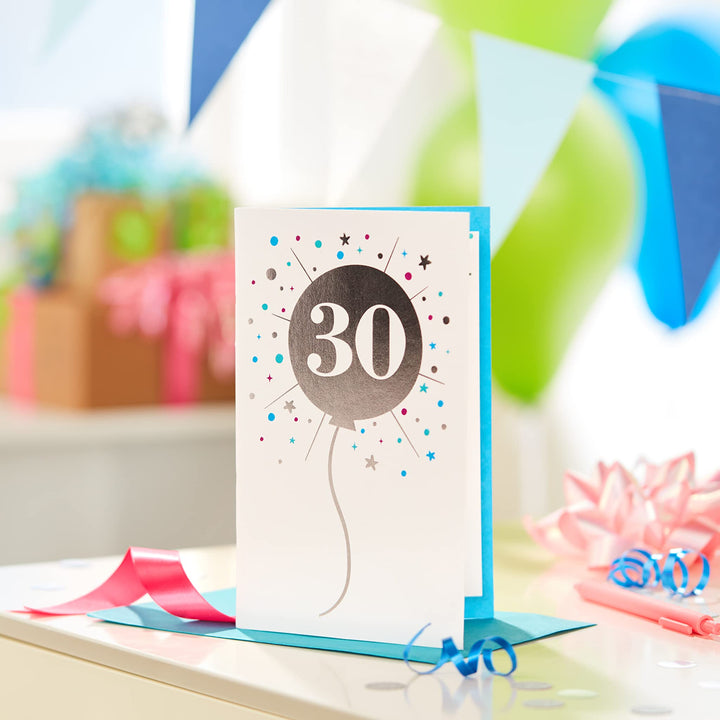 American Greetings 30th Birthday Card (Balloon)