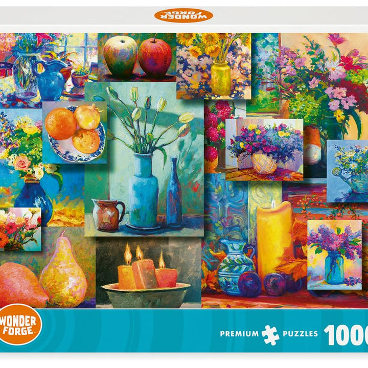 Wonder Forge Still Life Beauty 1000 Piece Jigsaw Puzzle for Adults | Unique, Perfectly-Fitting Pieces | Fun, Vibrant Imagery |  Exclusive