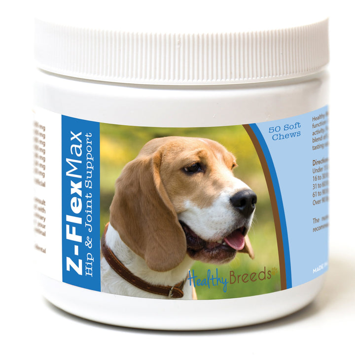 Healthy Breeds Beagle Z-Flex Max Hip and Joint Soft Chews 50 Count 50 Ct