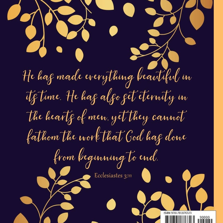 2020 Planner - Weekly and Monthly | December 2019 - January 2021: Inspirational Christian Calendar, Agenda and Organizer with Bible Verses | 14 Months | Golden Leaves Edition